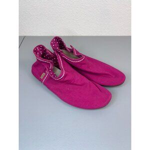 Sanuk‎ women's 9 noelle pink sidewalk surfer chukka boots casual canvas slip on